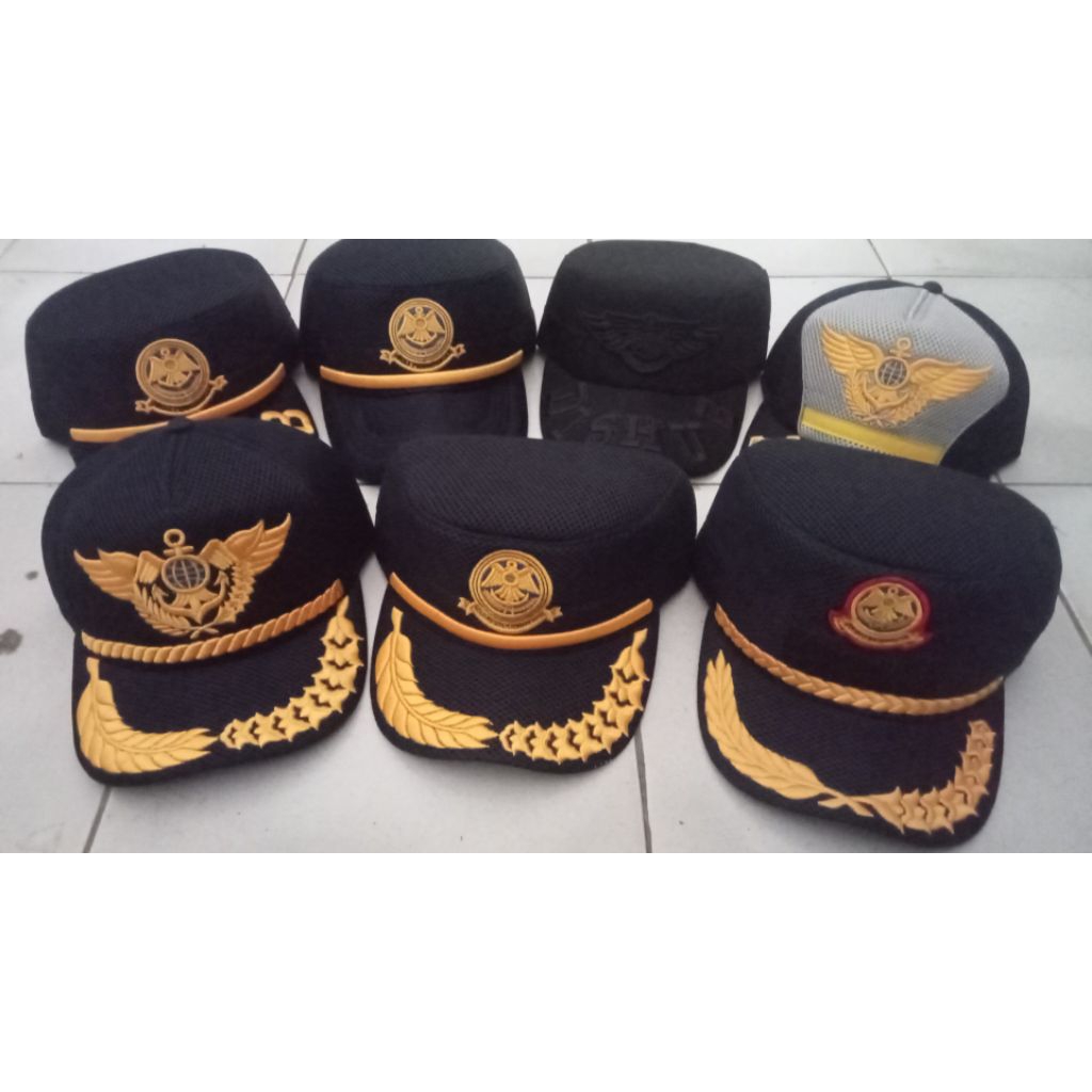TOPI KOMANDO PEJABAT DISHUB terbaru bordir timbul 3D bahan grade A