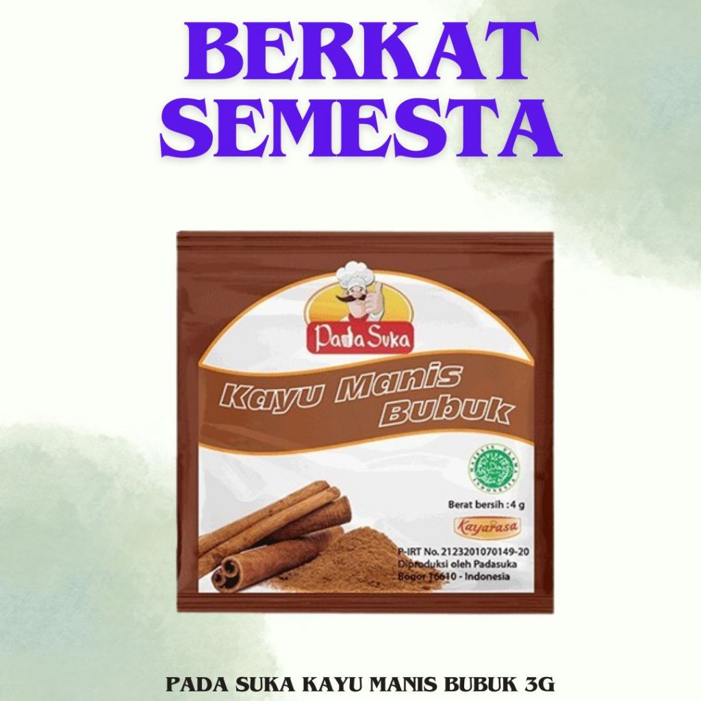 

PADASUKA KAYU MANIS BUBUK 3G
