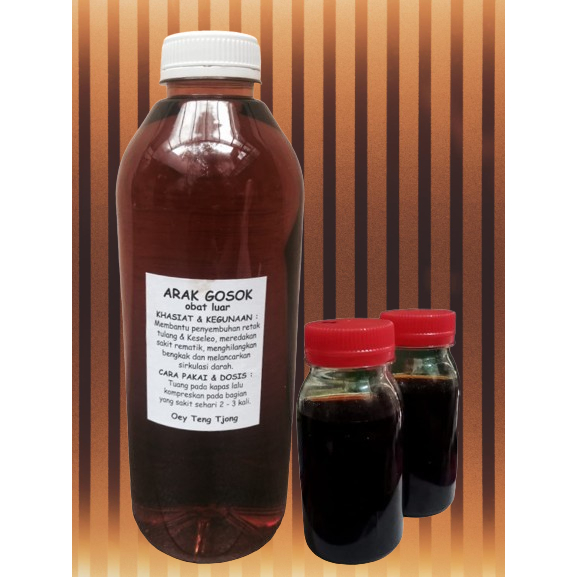 Arak Gosok Oey Teng Tjong 80ml - arak pijat oey teng - arak cina - arak obat memar bengkak - arak go