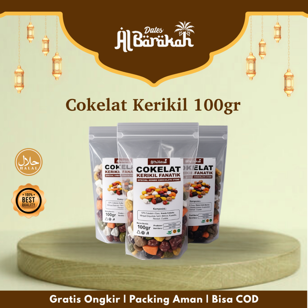 

Cokelat Kerikil Fanatik 100g Arab Stones Turki Oleh-oleh Haji Umroh Cemilan Unik Rasa Lezat