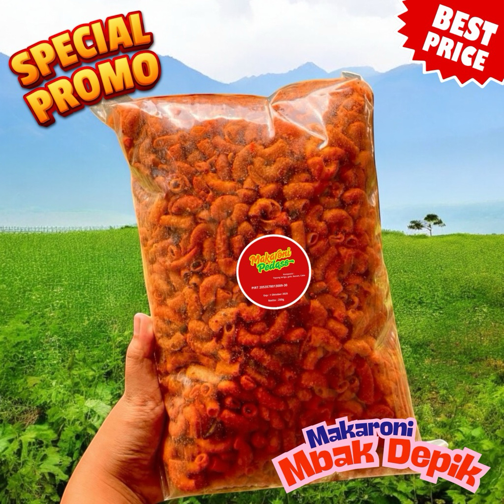 

Snack Makaroni Ekstra Pedas – 250g Surabaya, Cocok Buat Tantangan