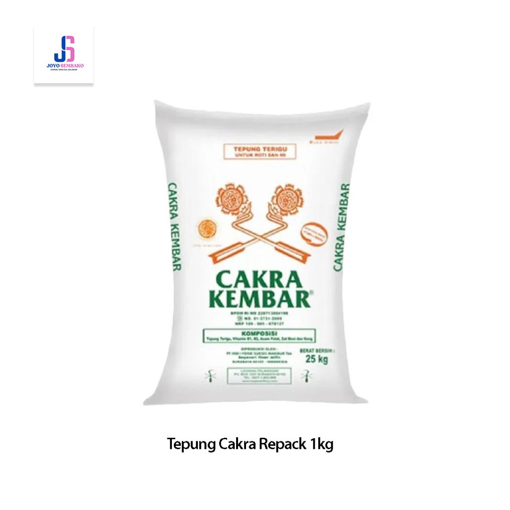 

TEPUNG TERIGU CAKRA KEMBAR – REPACK 1KG
