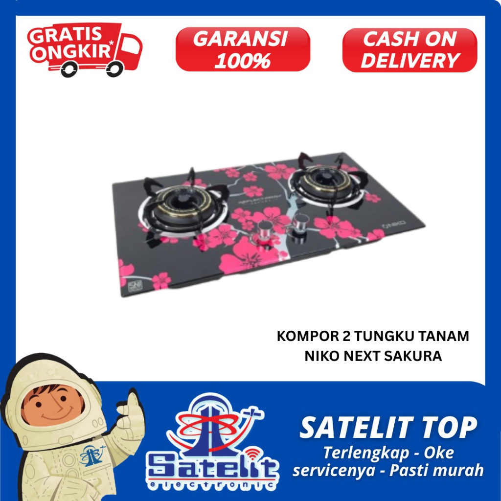 KOMPOR 2 TUNGKU TANAM NIKO NEXT SAKURA