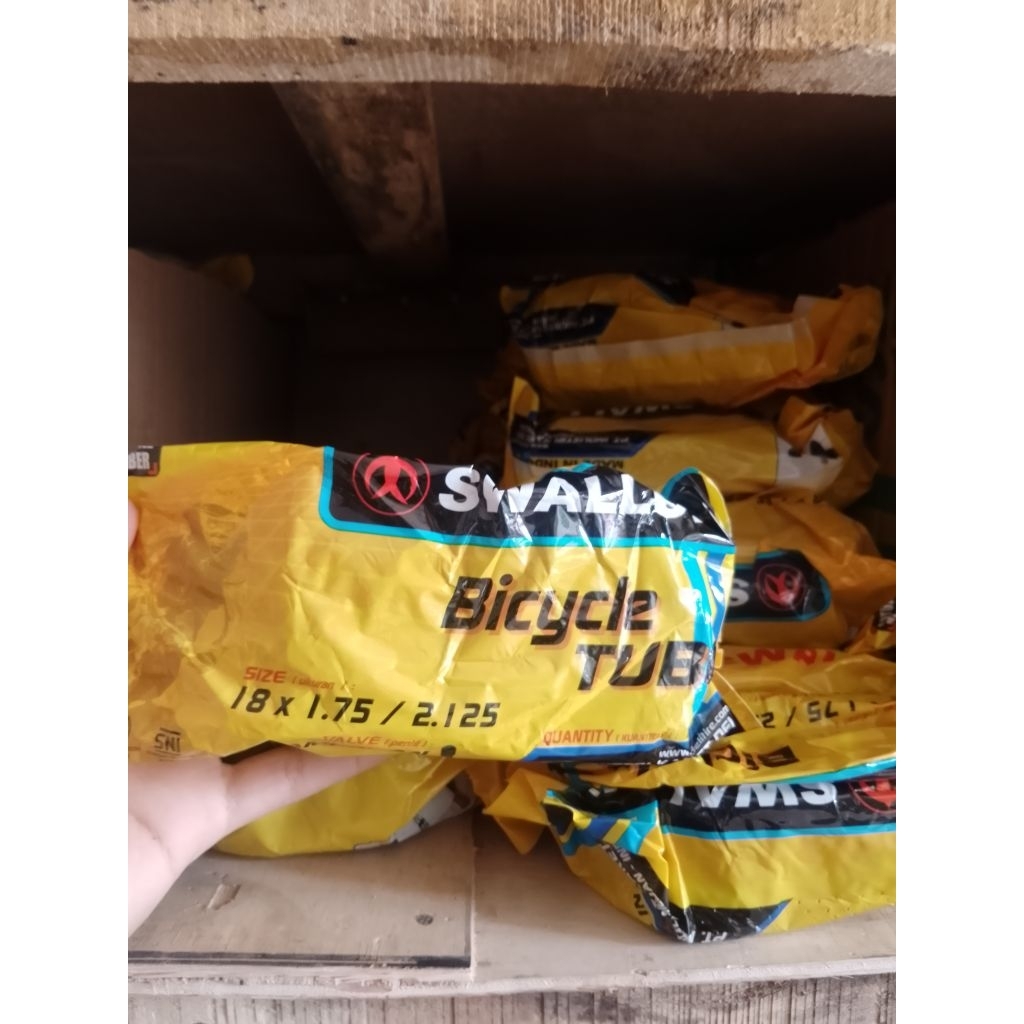 BAN DALAM SEPEDA ANAK ANAK UKURAN 18 X 1.75 / 2.125 SWALLOW