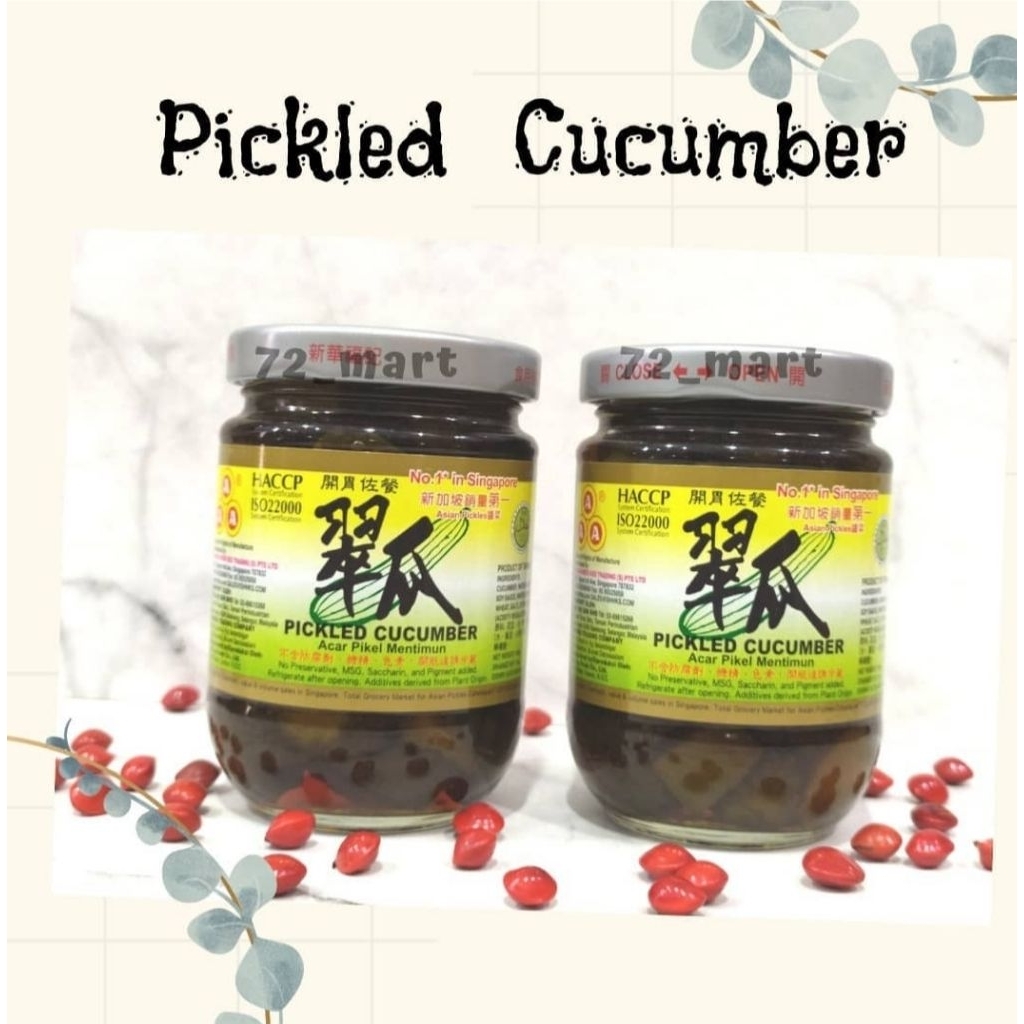 

Pickled Cucumber AAA 180GR/Acar Ketimun