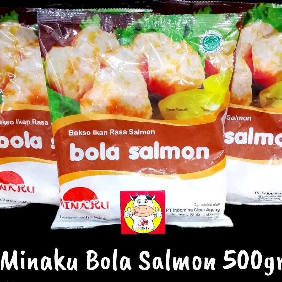 

MINAKU BOLA SALMON 500GR - FROZEN FOOD - BRONTZ JOGJA