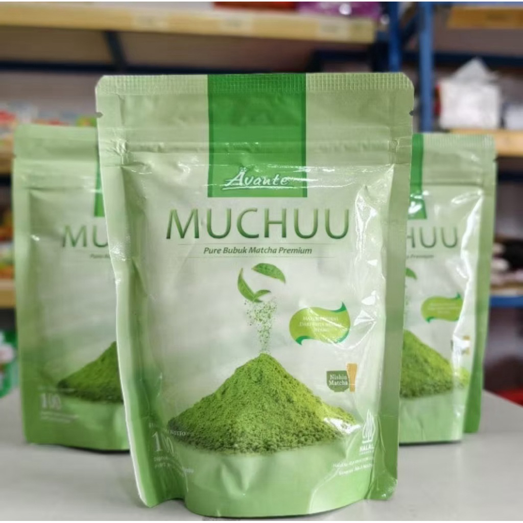

AVANTE MUCHUU MATCHA PURE Jepang 100gr / bubuk matcha jepang 100 gr / Matcha powder Jepang