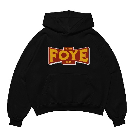 PerryFoye -  Hoodie Boxy Oversize Foye Red / Hoodie Boxy / Oversize / Hoodie Boxy Oversize