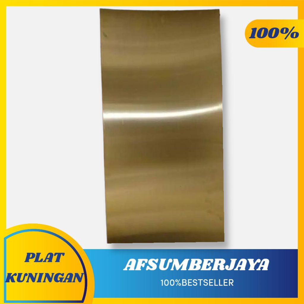 Plat kuningan 0.8mm x 100cm x 200cm - plate kuningan lembaran