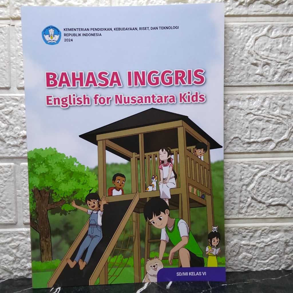 Buku Paket Pelajaran Siswa Bahasa Inggris "ENGLISH FOR NUSANTARA KIDS Kelas 6 SD kurikulum Merdeka B