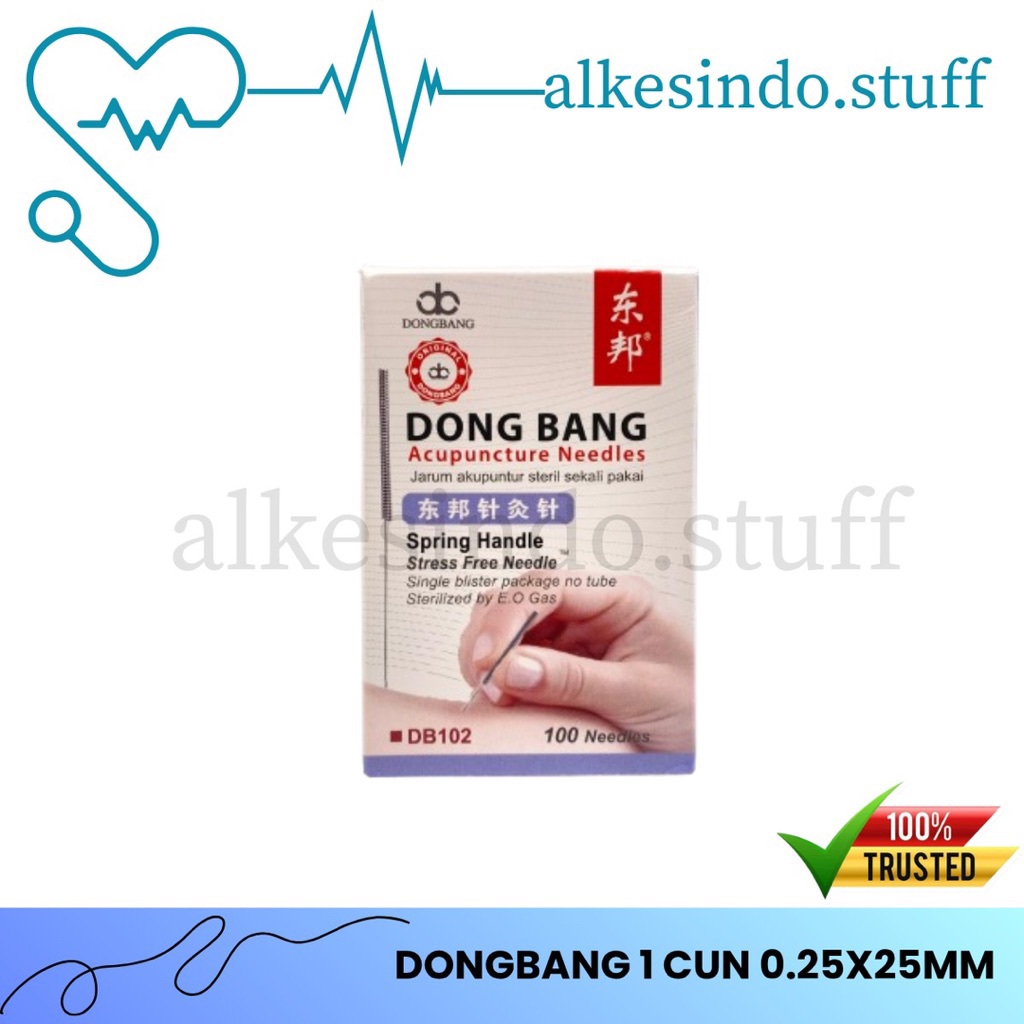 Dong Bang Jarum Akupuntur 1 cun 25x25 / Jarum Akupunktur DongBang 0.25x25 mm (1 cun)
