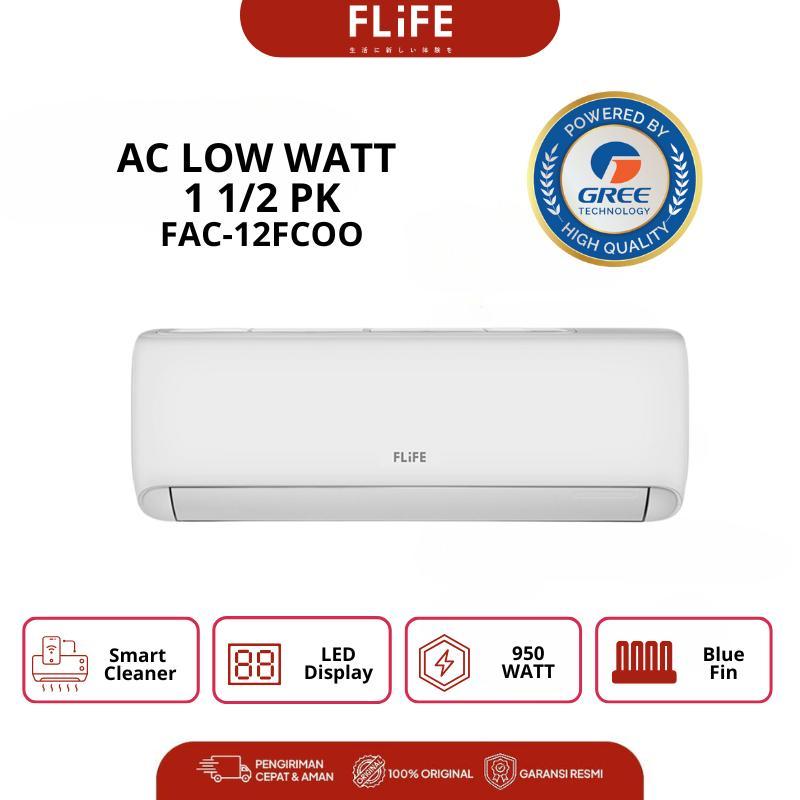 GREE AC FLIFE 1.5 PK Low Watt FAC-12FCOO
