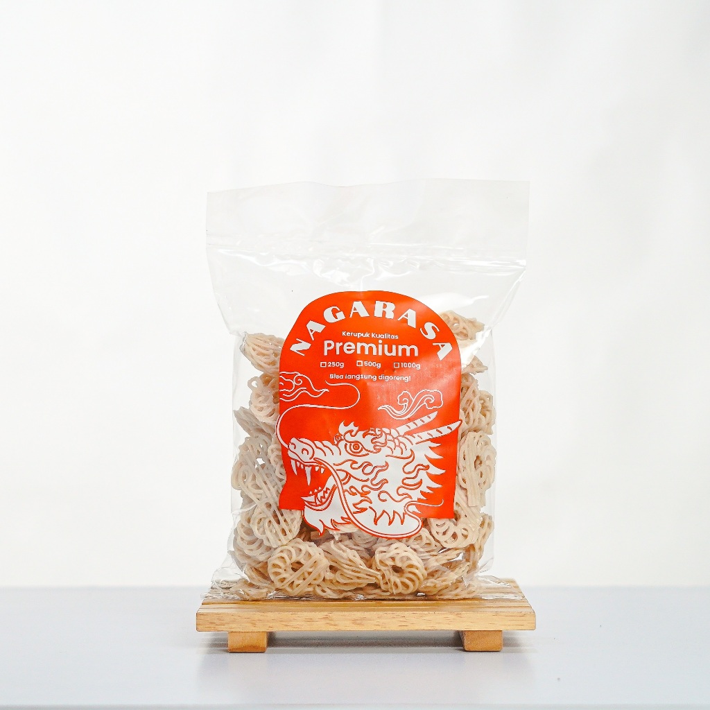 

Kerupuk Mawar Super Mentah NAGARASA 1000 gram
