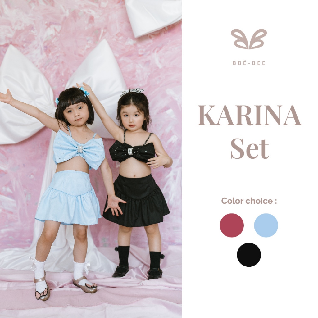 BBË-BEE Karina Set (Set Baju Anak/Atasan dan Rok Anak/Setelan Anak Perempuan/Baju Pesta Anak)