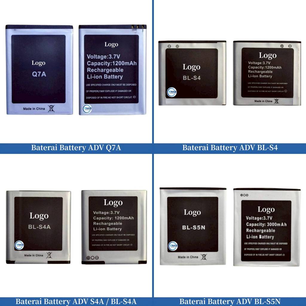 Baterai Battery Advan Q7A - BL-S4 - S4A - BL-S4A - BL-S5N