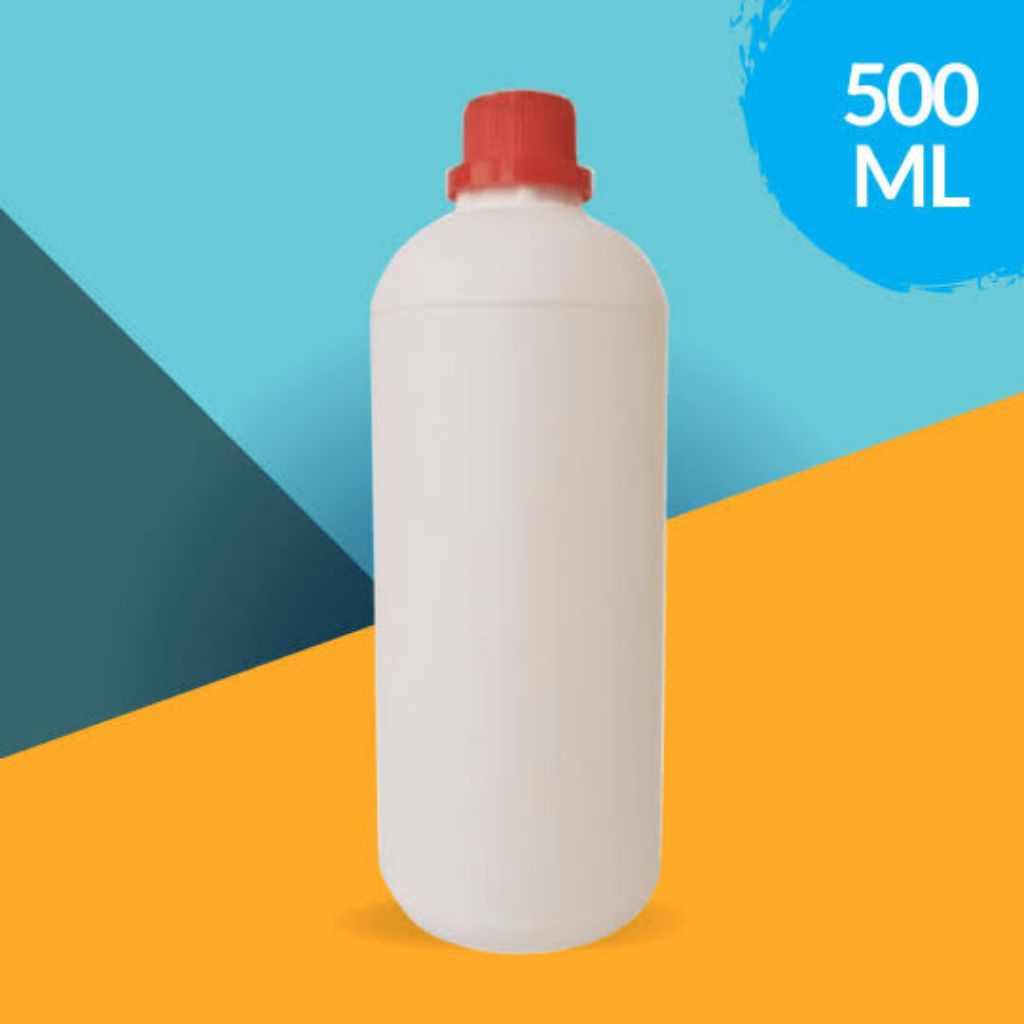 BOTOL PLASTIK KOSONG 500ML HDPE (BEKAS)