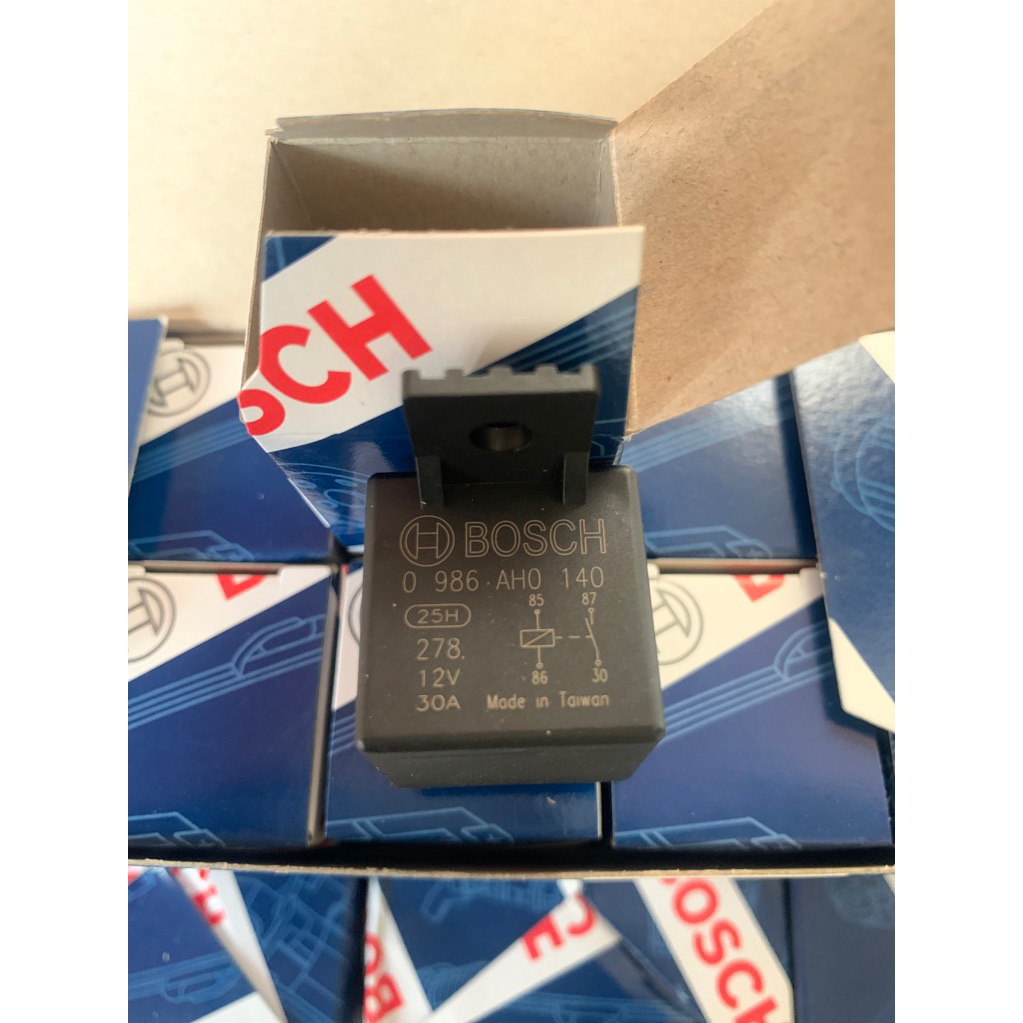 GROSIR 10pcs Relay BOSCH 12V 30A 4 Kaki ORI 100%