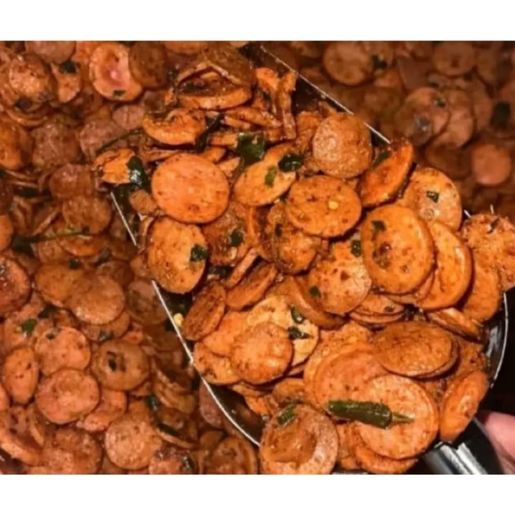 

Sosis goreng pedas extra daun jeruk