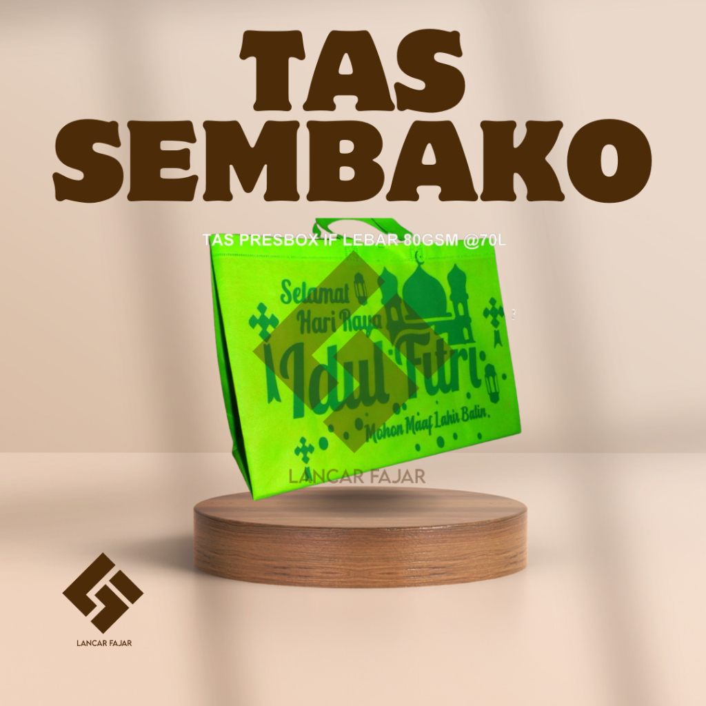 

[12 pcs] tas hantaran sembako idul fitri tas lamaran lebaran Goodie Bag Tas Spunbond IDUL FITRI 40 x 30 x 15 cm / Tas Box Nasi / Tas Hajatan / Goodie Bag / Tas Hampers / Shopping Bag / Tas Promosi