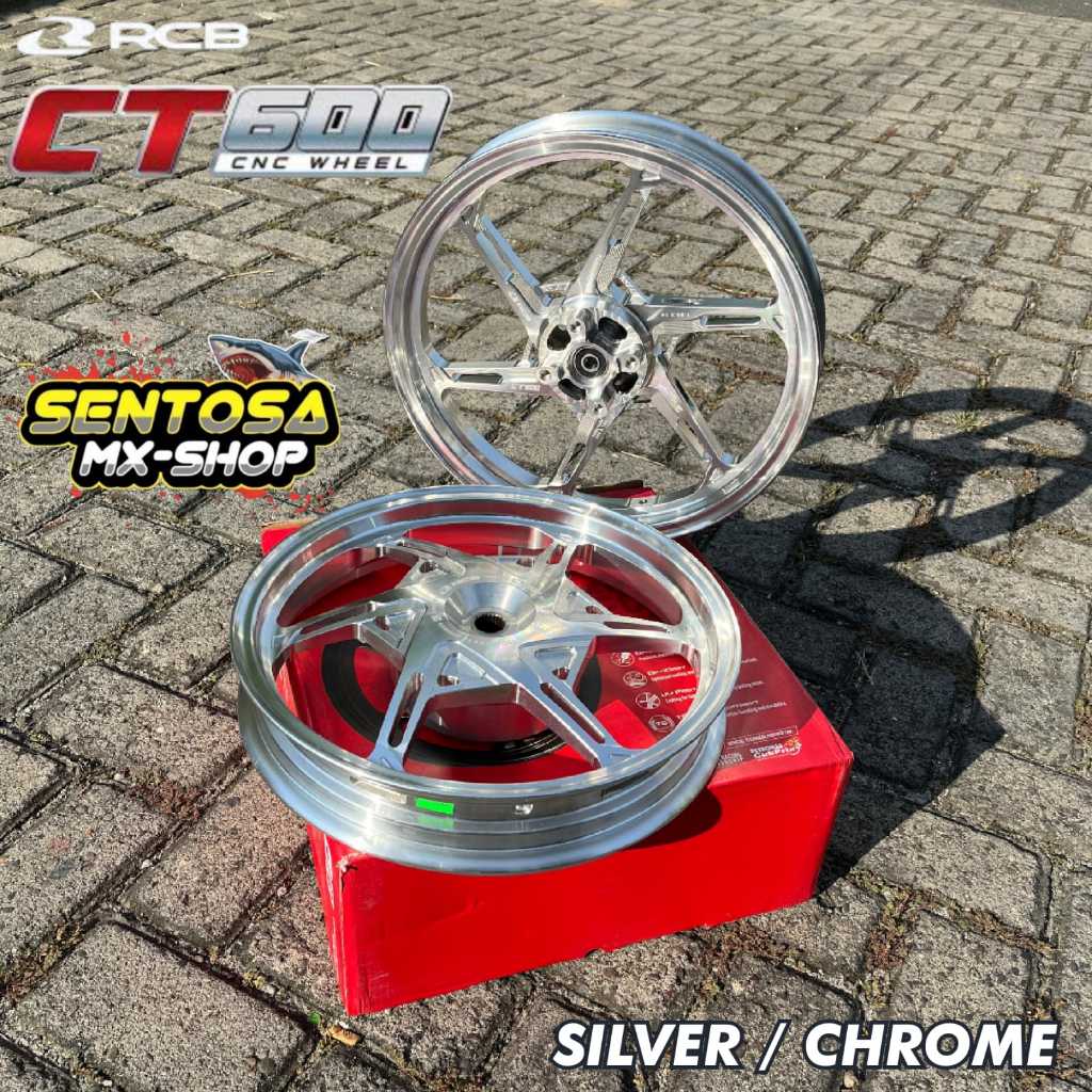 VELG RCB CT600 CNC WHEEL VARIO125 | VARIO150 | VARIO160 CBS LEBAR VELG DEPAN 185 & VELG BELAKANG 215