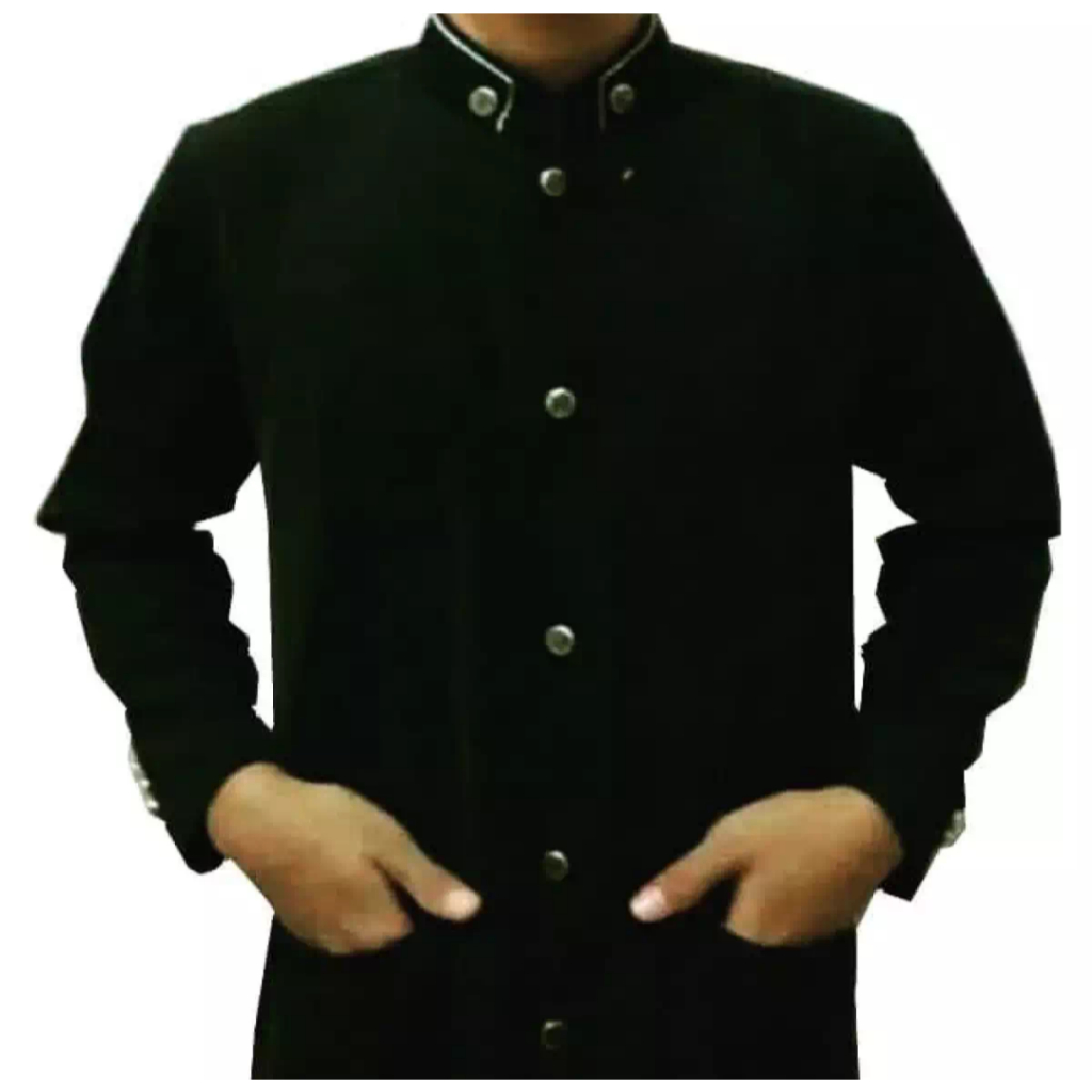 Jasko Putih Polosan Baju Pria Dewasa Jas Koko Motif Terbaru 2025