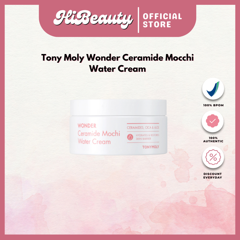 Tony Moly Wonder Ceramide Mocchi Toner 500ml | Tony Moly Wonder Ceramide Mocchi Water Cream 300ml