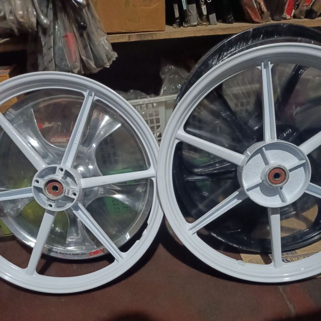 velg racing kph kharisma Supra 125 putih palang 6