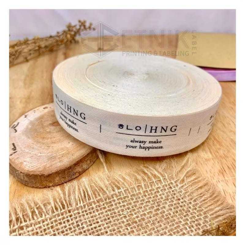 

label piterban katun lembut label pakaian labelbaju 20meter
