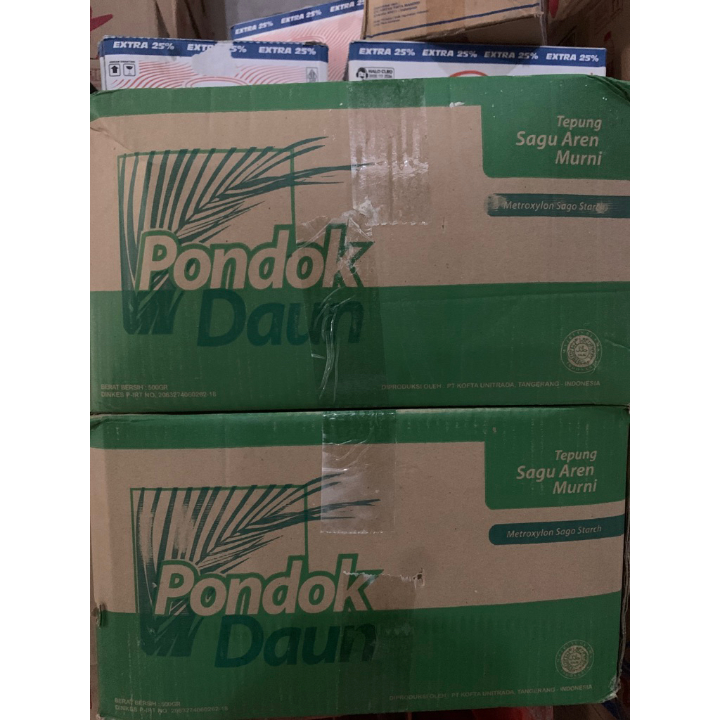 

Tepung sagu aren pondok daun 500g (dus)