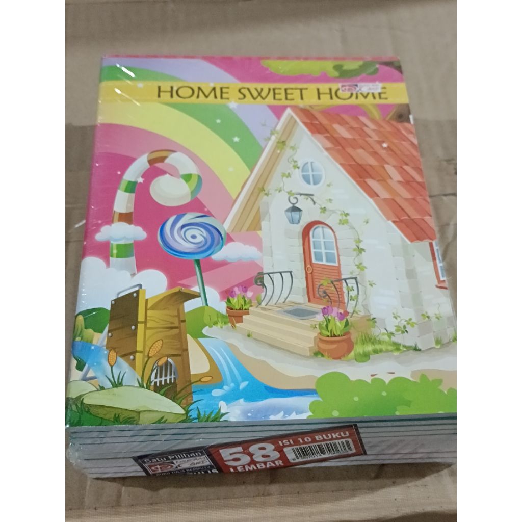 

(1PACK ISI 10 BUKU) BUKU TULIS DREAM CARD ISI 58 LEMBAR
