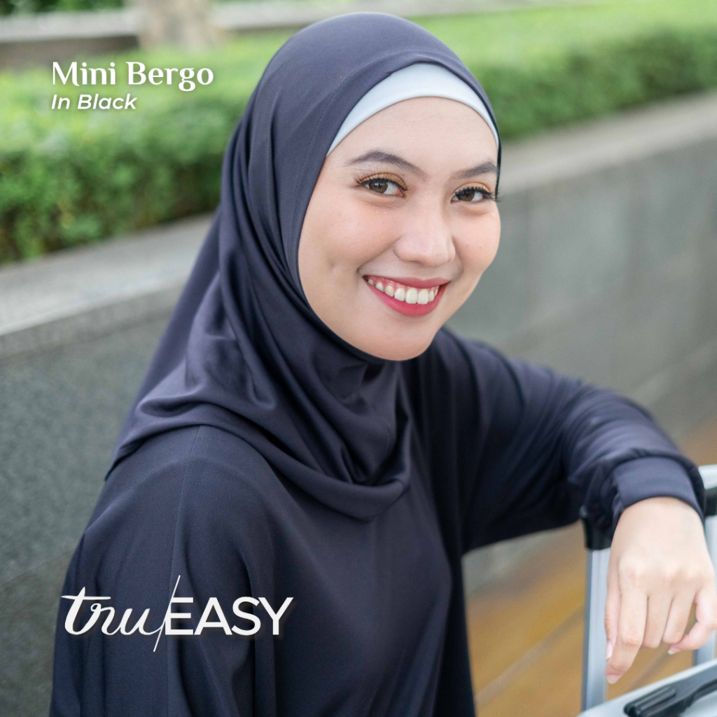 L.tru - Instan Hijab Mini Bergo | Hijab Kaos Premium | Hijab Kaos Olahraga