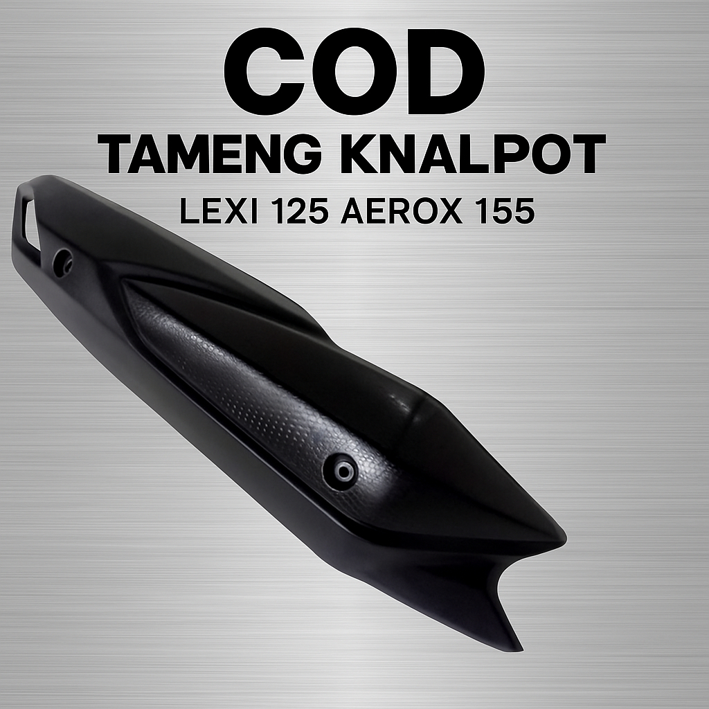Tameng Knalpot Yamaha aerox 155 aerox old lexi 125 Tutup Knalpot Original pelindung knalpot aerox