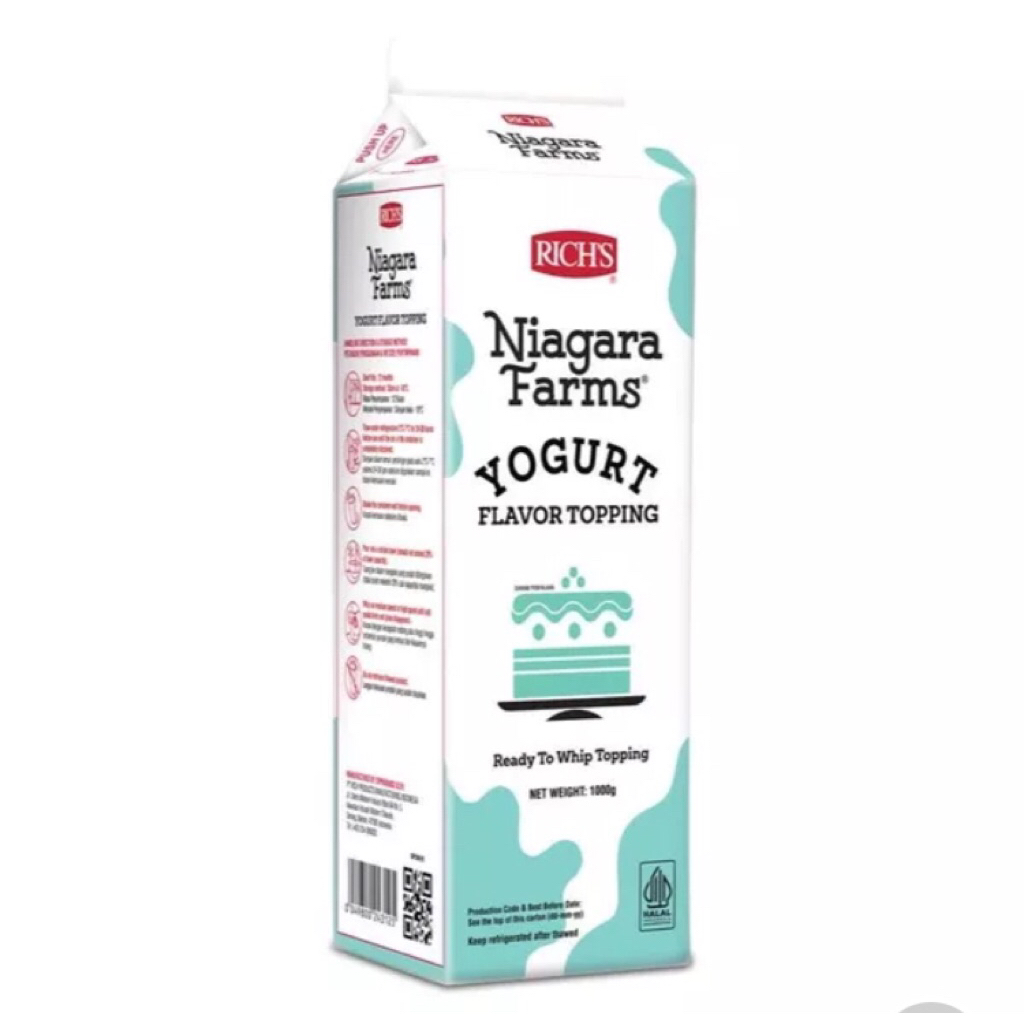 

Rich's Niagara Farms Yogurt Flavor Topping 1000 Gram