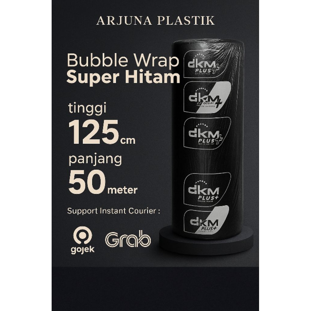 

DKMPLUS+ BUBBLE WRAP NON CORE HITAM PEKAT TEBAL 2.6KG