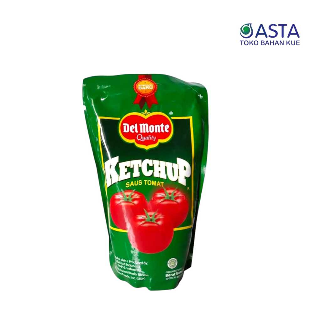 

Del Monte Tomato Sauce Standing Pouch 1 Kg - Saus Tomat Instan