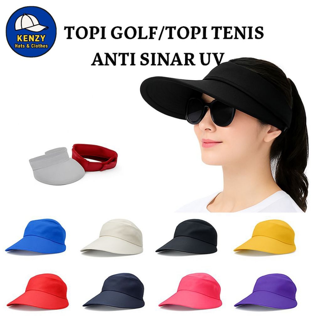 Topi Golf Caddy Polos Wanita/Topi Golf Caddy/Topi Pantai/Topi Keren