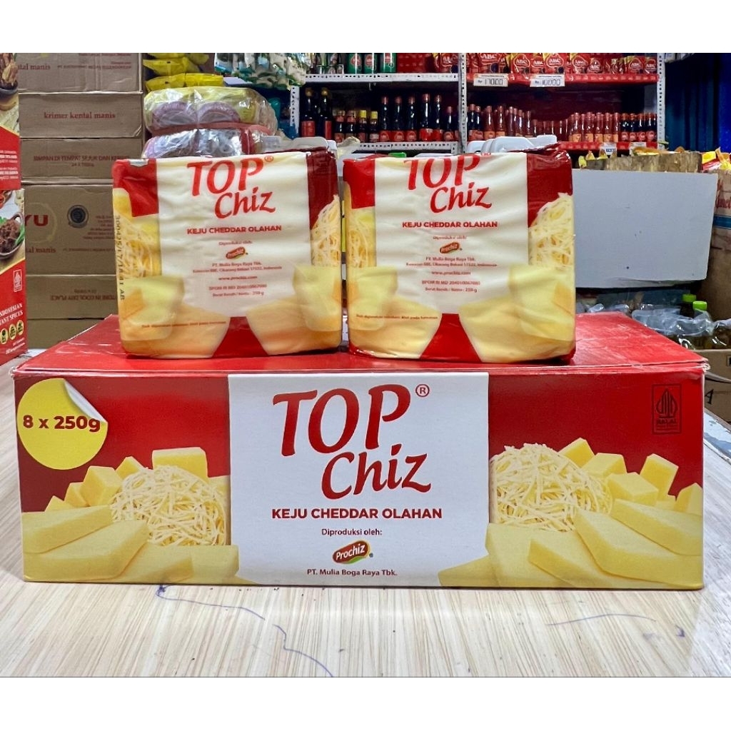 

Keju Prochiz Top Chiz Cheddar 250 gram