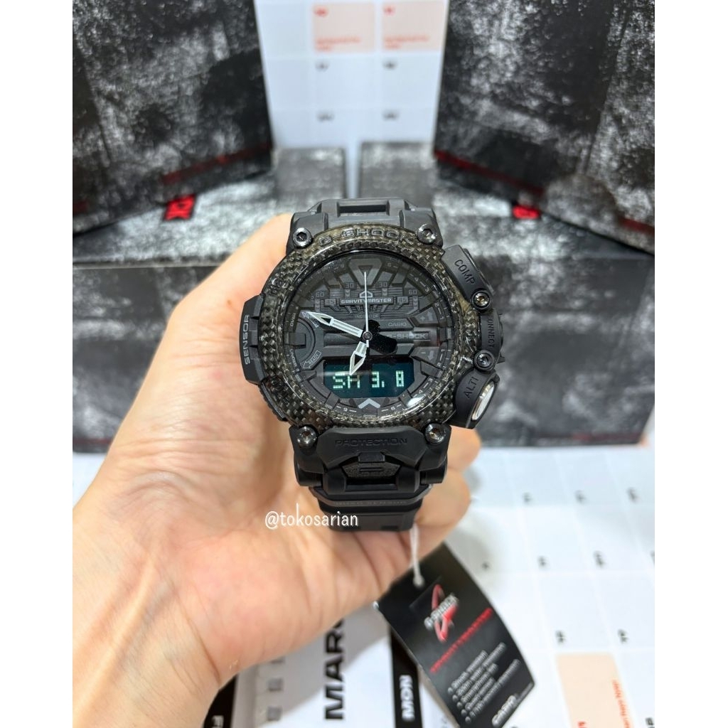 G-Shock Gravitymaster GR-B200-1BDR Original Bergaransi Jam Tangan Sport Analog Digital Pria