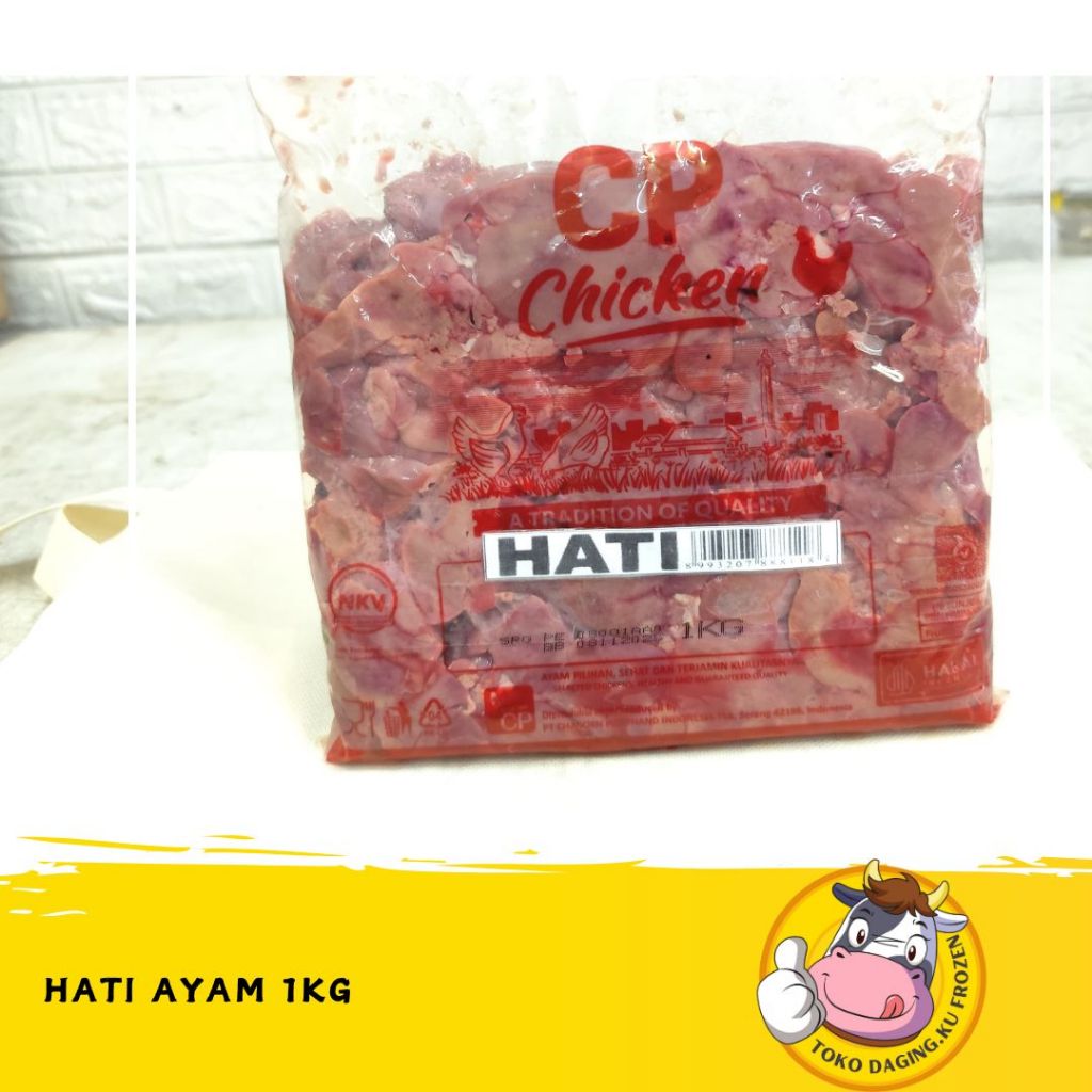 

CP - Hati Ayam 1KG Frozen Food Halal Parktis