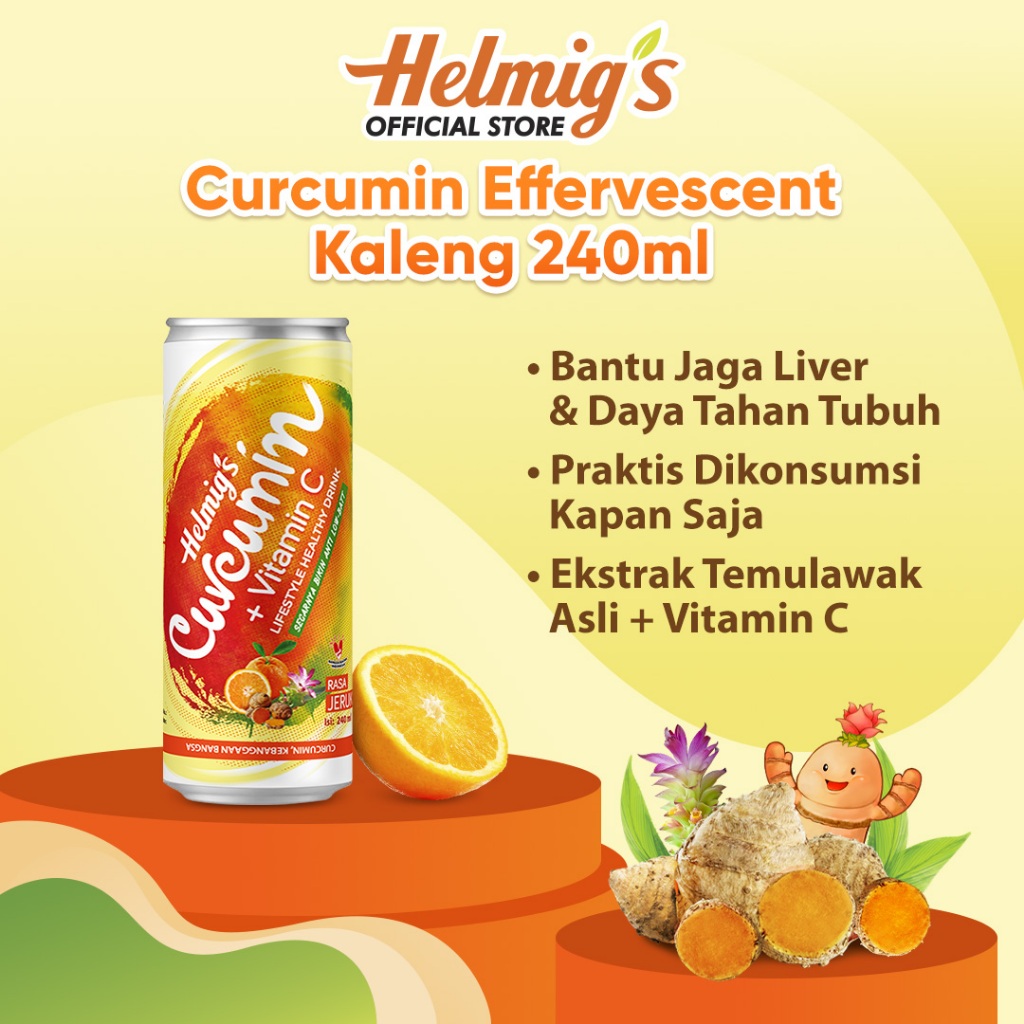 

Helmig's Curcumin Effervescent Can 240 ml