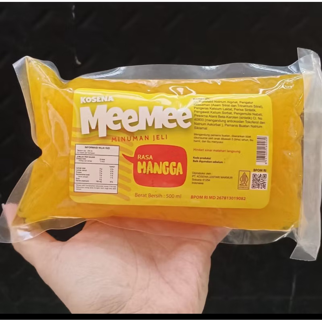 

KOSENA MEEMEE MINUMAN JELLY RASA MANGGA