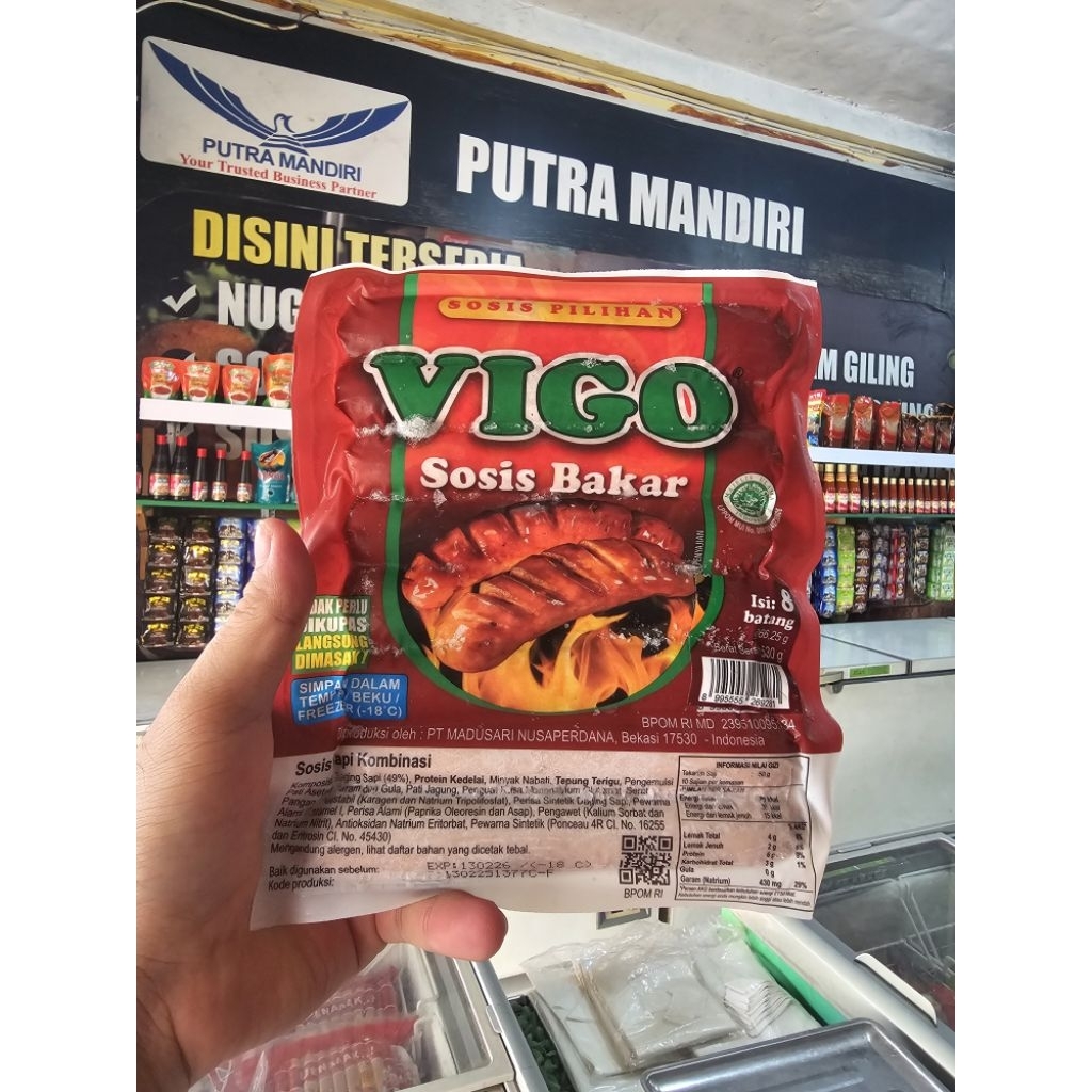 

SOSIS VIGO SAPI JUMBO BAKAR ISI 8
