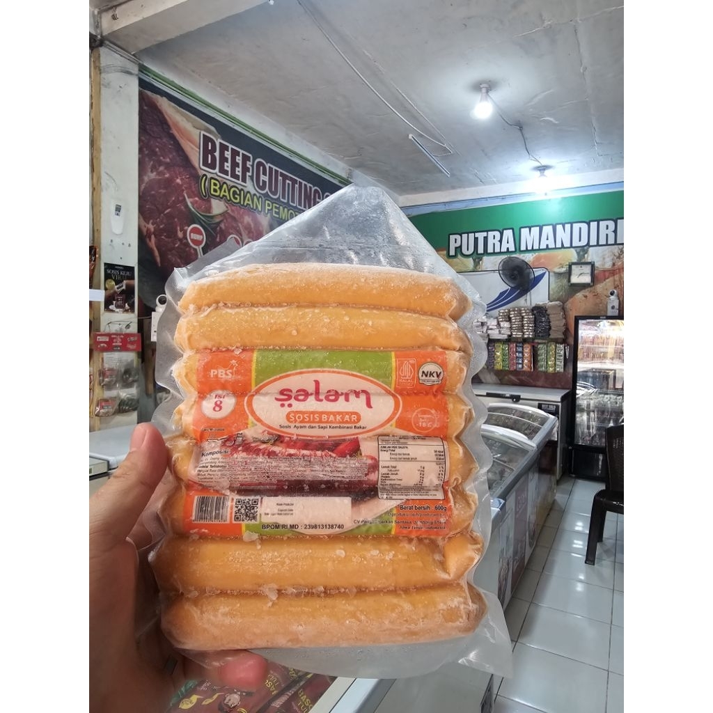 

SOSIS SALAM JUMBO BAKAR ISI 8