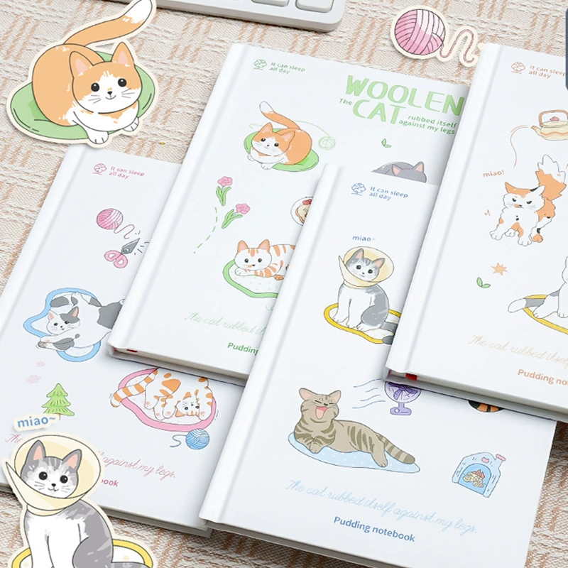 

[Whispers] AKUSA Hard Cover Book A5 Note Book Buku Catatan Aesthetic Journal Book Diary Kertas Anti