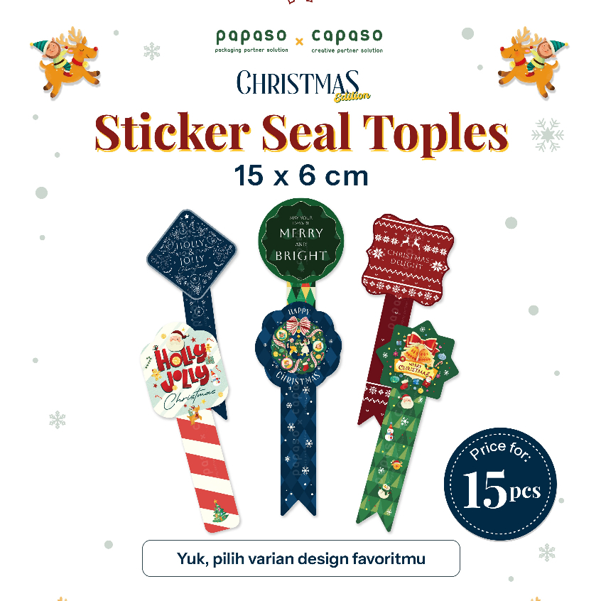 

Stiker Segel Toples Christmas Natal