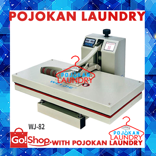 WEIJIE 82/Mesin Heat Press WEIJIE/Mesin Press Sablon & Kerah 82 x 38 cm/ Mesin Heat Press 38x82 cm/M