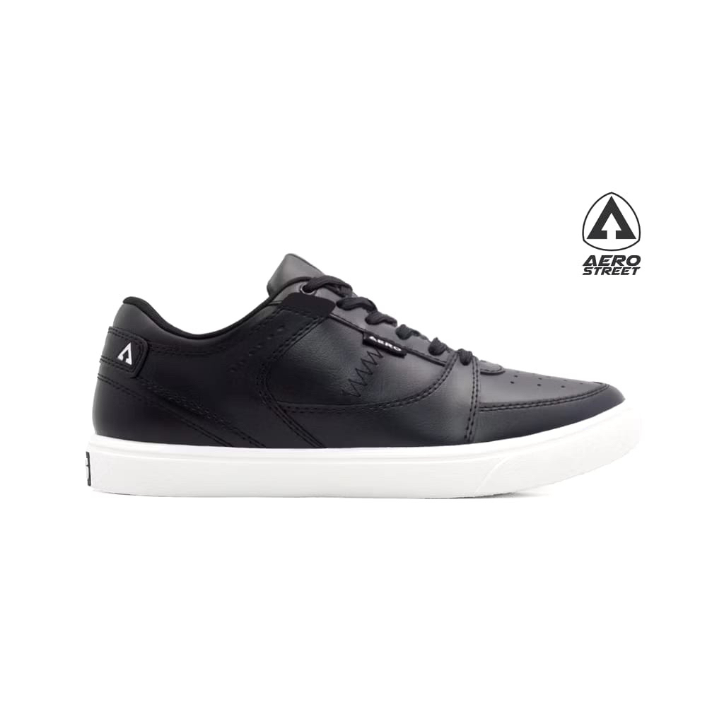 SEPATU AEROSTREET HOOPS HITAM PUTIH