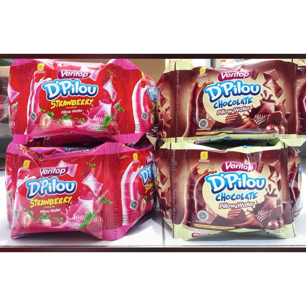 

Veritop D’pilou snack renteng isi 10