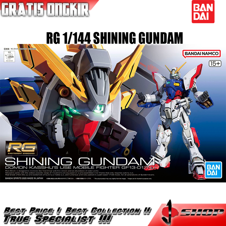 RG 1/144 GF13-017NJ SHINING GUNDAM
