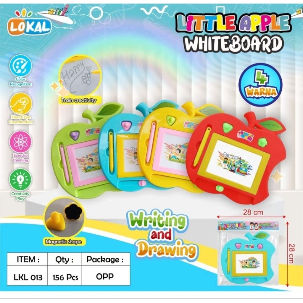 

Mainan Papan tulis Magnet apel SGT-LKL013